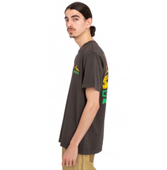 ELEMENT SOUNDS OF THE MOUNTAINS ELYZT00366-KTA0 ΑΝΔΡΙΚΟ T-SHIRT OFF BLACK