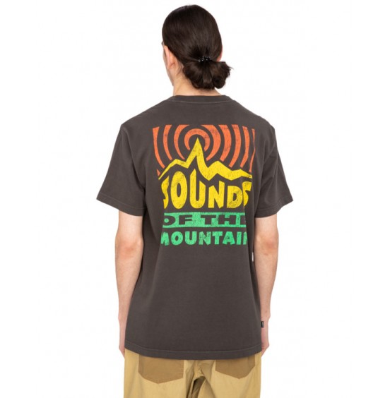 ELEMENT SOUNDS OF THE MOUNTAINS ELYZT00366-KTA0 ΑΝΔΡΙΚΟ T-SHIRT OFF BLACK