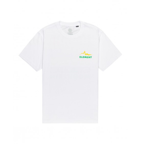 ELEMENT SOUNDS OF THE MOUNTAINS ELYZT00366-WBB0 ΑΝΔΡΙΚΟ T-SHIRT WHITE