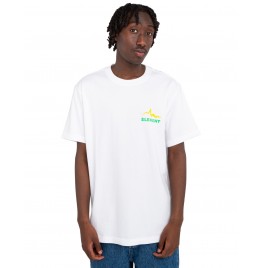 ELEMENT SOUNDS OF THE MOUNTAINS ELYZT00366-WBB0 ΑΝΔΡΙΚΟ T-SHIRT WHITE