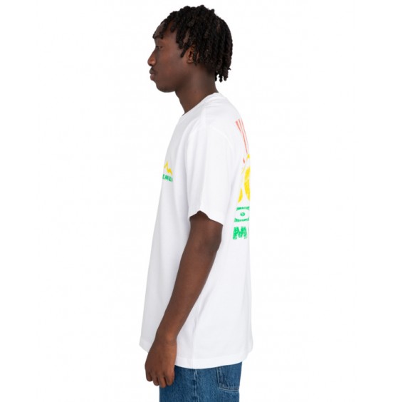ELEMENT SOUNDS OF THE MOUNTAINS ELYZT00366-WBB0 ΑΝΔΡΙΚΟ T-SHIRT WHITE