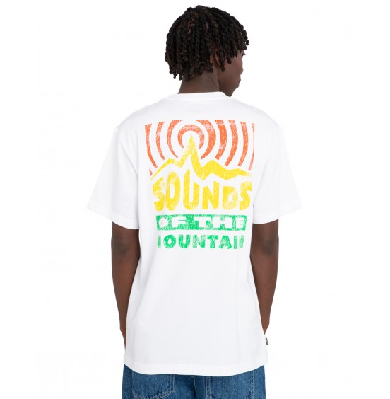 ELEMENT SOUNDS OF THE MOUNTAINS ELYZT00366-WBB0 ΑΝΔΡΙΚΟ T-SHIRT WHITE