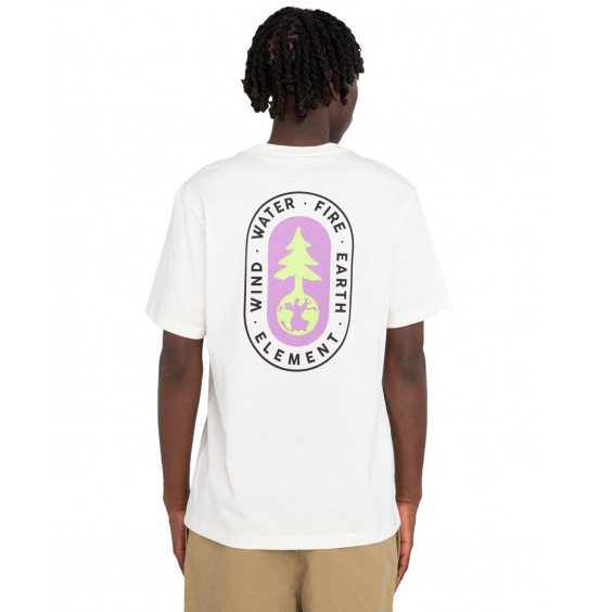 ELEMENT A TREE GROWS ELYZT00376-WBS0 ΑΝΔΡΙΚΟ T-SHIRT WHITE
