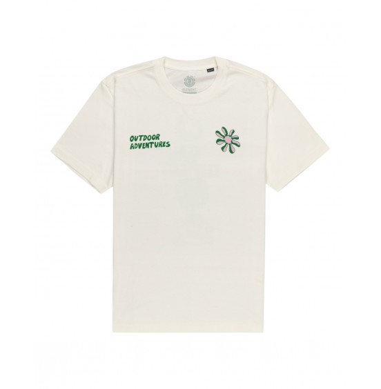 ELEMENT OUTDOOR ADVENTURES ELYZT00384-WBS0 ΑΝΔΡΙΚΟ T-SHIRT WHITE