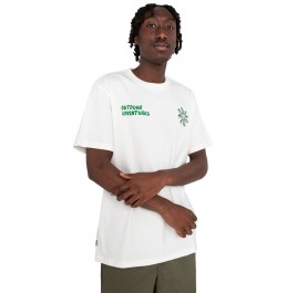 ELEMENT OUTDOOR ADVENTURES ELYZT00384-WBS0 ΑΝΔΡΙΚΟ T-SHIRT WHITE