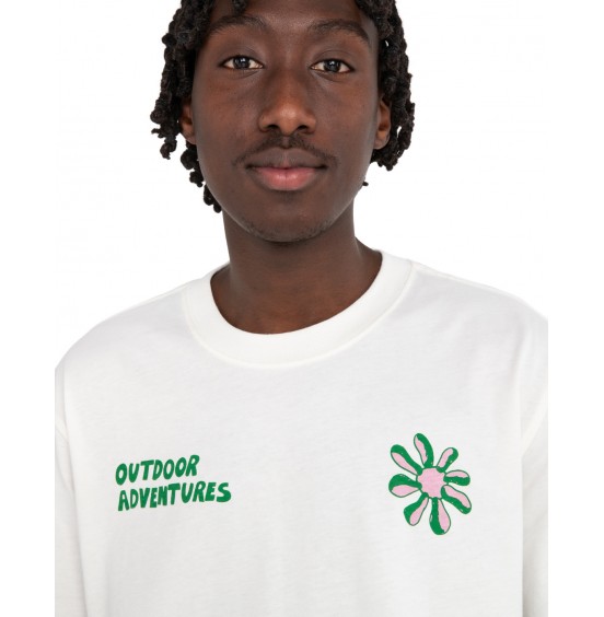 ELEMENT OUTDOOR ADVENTURES ELYZT00384-WBS0 ΑΝΔΡΙΚΟ T-SHIRT WHITE