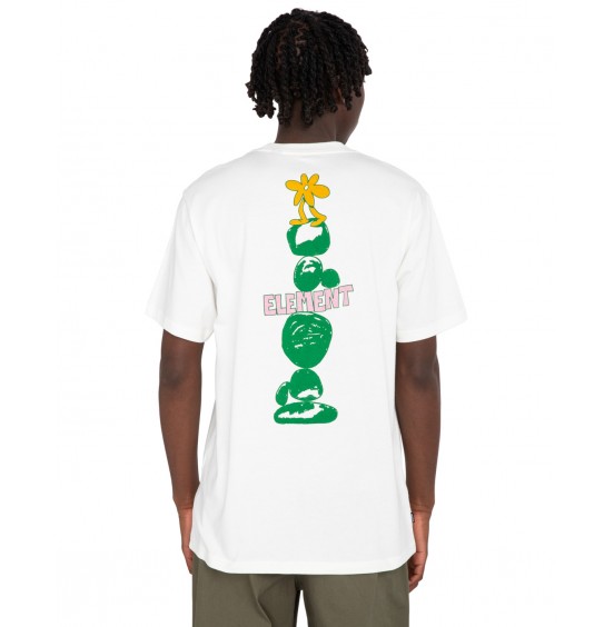 ELEMENT OUTDOOR ADVENTURES ELYZT00384-WBS0 ΑΝΔΡΙΚΟ T-SHIRT WHITE