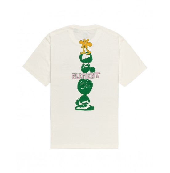 ELEMENT OUTDOOR ADVENTURES ELYZT00384-WBS0 ΑΝΔΡΙΚΟ T-SHIRT WHITE