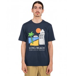 ELEMENT LONG BEACH WORLDWIDE ELYZT00401-ECN ΑΝΔΡΙΚΟ T-SHIRT BLUE