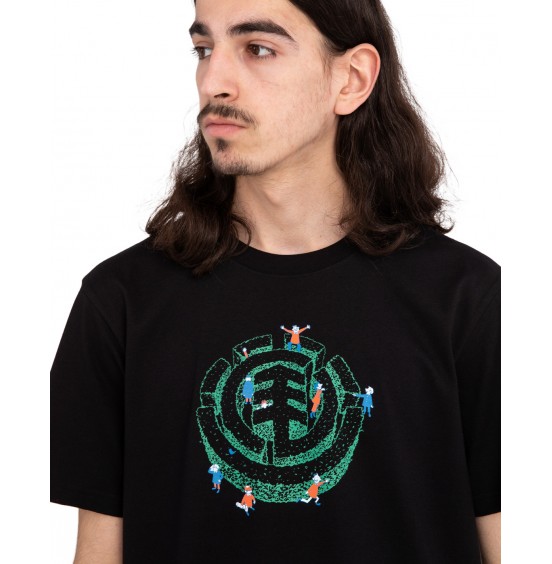 ELEMENT MAZE ELYZT00406-FBK ΑΝΔΡΙΚΟ T-SHIRT BLACK