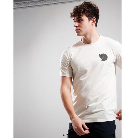 FJALLRAVEN WALK WITH NATURE T-SHIRT 12600216-113 CHALK WHITE