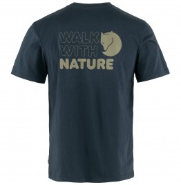 FJALLRAVEN WALK WITH NATURE T-SHIRT 12600216-555 DARK NAVY