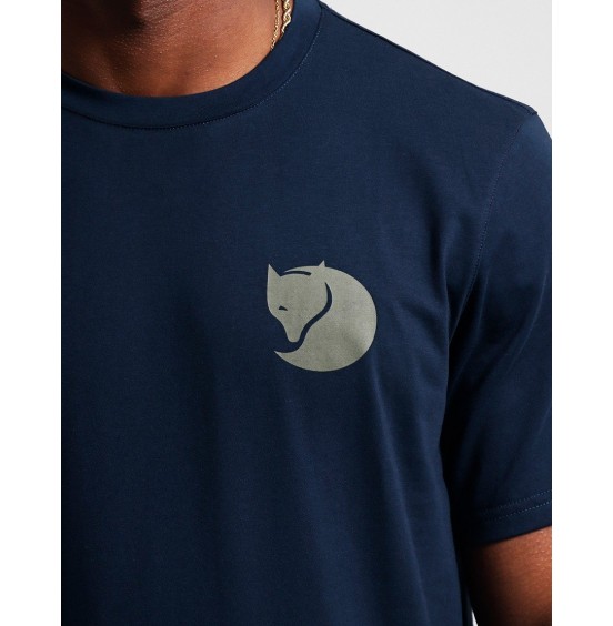 FJALLRAVEN WALK WITH NATURE T-SHIRT 12600216-555 DARK NAVY