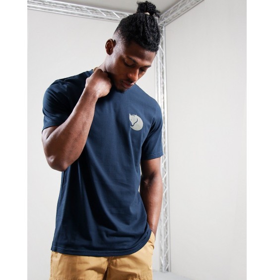 FJALLRAVEN WALK WITH NATURE T-SHIRT 12600216-555 DARK NAVY