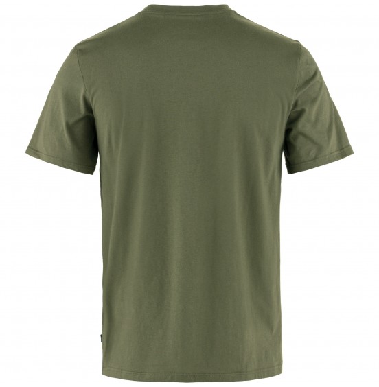 FJALLRAVEN LUSH LOGO T-SHIRT 12600219-625 LAUREL GREEN