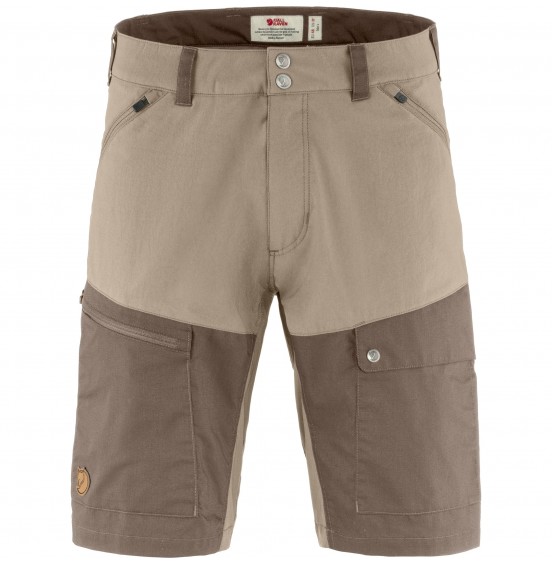 FJALLRAVEN ABISKO MIDSUMMER SHORTS 81153-118-244 FOSSIL SUEDE BROWN