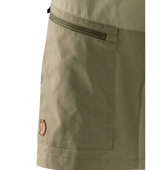 FJALLRAVEN ABISKO MIDSUMMER SHORTS 81153-235-622 SAVANNA LIGHT OLIVE