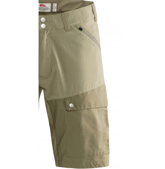 FJALLRAVEN ABISKO MIDSUMMER SHORTS 81153-235-622 SAVANNA LIGHT OLIVE