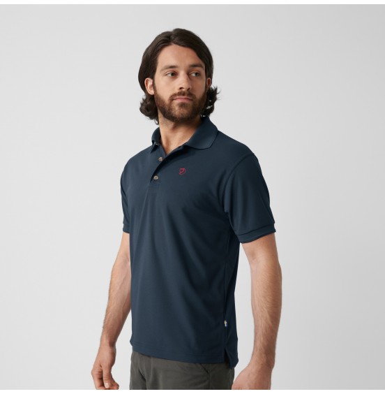 FJALLRAVEN CROWLEY PIQUE SHIRT 81783-553 BLUEBLACK