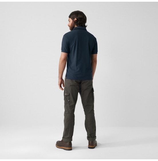 FJALLRAVEN CROWLEY PIQUE SHIRT 81783-553 BLUEBLACK