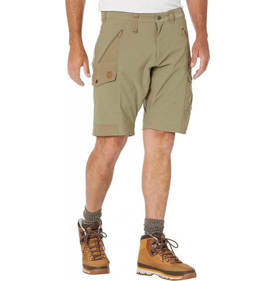FJALLRAVEN ABISKO SHORTS 82833-622 LIGHT OLIVE 