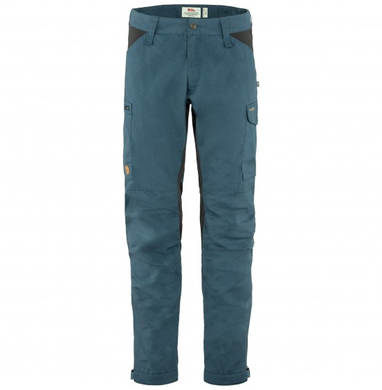 FJALLRAVEN KAIPAK TROUSERS 86550-520-030 UNCLE BLUE-DARK GREY