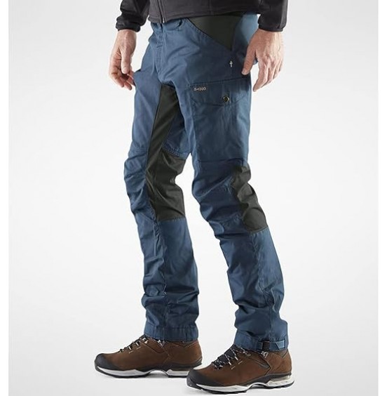 FJALLRAVEN KAIPAK TROUSERS 86550-520-030 UNCLE BLUE-DARK GREY