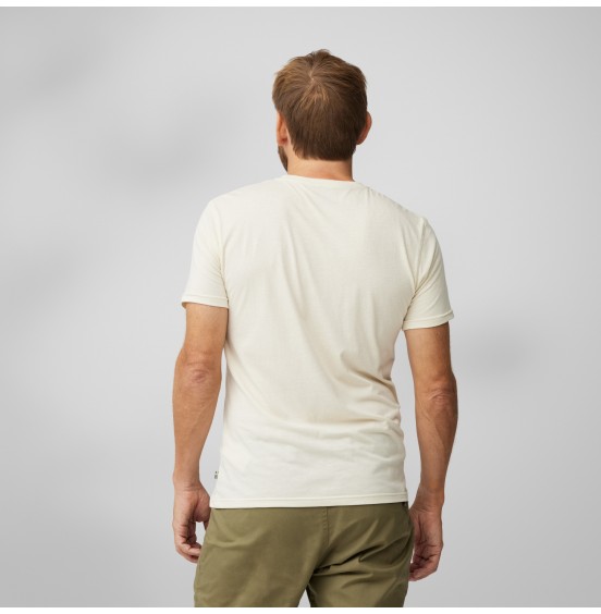 FJALLRAVEN LOGO T-SHIRT 87310-113 CHALK WHITE