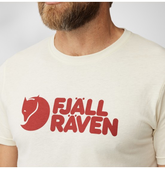 FJALLRAVEN LOGO T-SHIRT 87310-113 CHALK WHITE