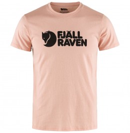 FJALLRAVEN LOGO T-SHIRT 87310-302 CHALK ROSE