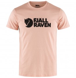 FJALLRAVEN LOGO T-SHIRT 87310-302 CHALK ROSE