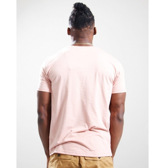 FJALLRAVEN LOGO T-SHIRT 87310-302 CHALK ROSE