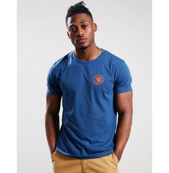 FJALLRAVEN 1960 LOGO T-SHIRT 87313-534 INDIGO BLUE