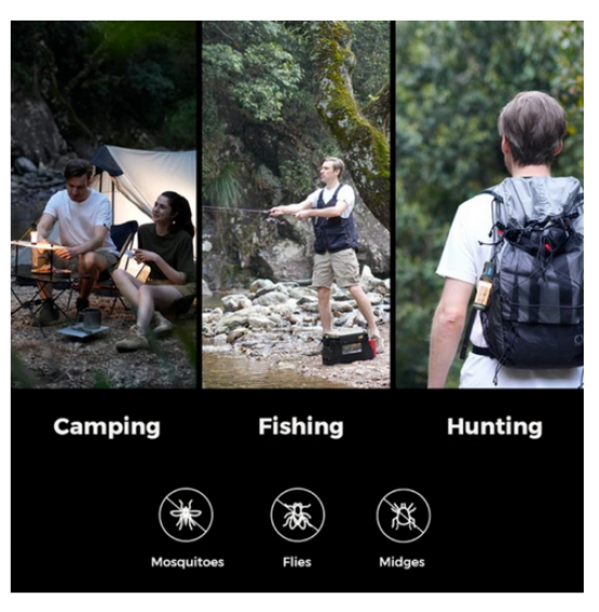 ΕΝΤΟΜΟΑΠΩΘΗΤΙΚΟ FLEXTIAIL TINY REPELLER 3in1 BLACK