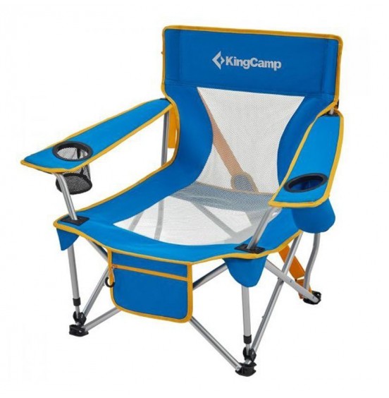 KINGCAMP HARD ARM CHAIR (KC2135) ΚΑΡΕΚΛΑ CAMPING BLUE