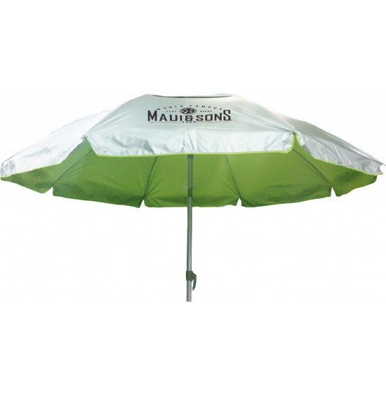 MAUI AND SONS ΣΠΑΣΤΗ ΟΜΠΡΕΛΑ ΘΑΛΑΣΣΗΣ ΑΛΟΥΜΙΝΙΟΥ ΔΙΑΜΕΤΡΟΥ 2.20m ΜΕ UPF50+ ΠΡΟΣΤΑΣΙΑ ΚΑΙ ΑΕΡΑΓΩΓΟ 1560 ΔΙΑΦΟΡΑ ΧΡΩΜΑΤΑ