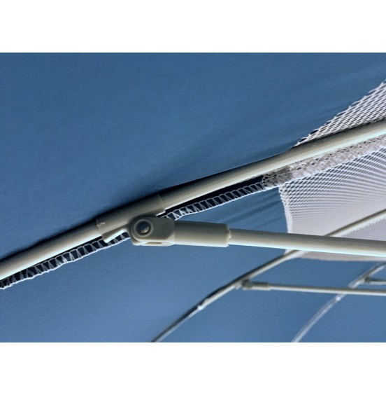 MAUI AND SONS ΣΠΑΣΤΗ ΟΜΠΡΕΛΑ ΘΑΛΑΣΣΗΣ ΑΛΟΥΜΙΝΙΟΥ ΔΙΑΜΕΤΡΟΥ 2.20m ΜΕ UPF50+ ΠΡΟΣΤΑΣΙΑ ΚΑΙ ΑΕΡΑΓΩΓΟ 1560 ΔΙΑΦΟΡΑ ΧΡΩΜΑΤΑ