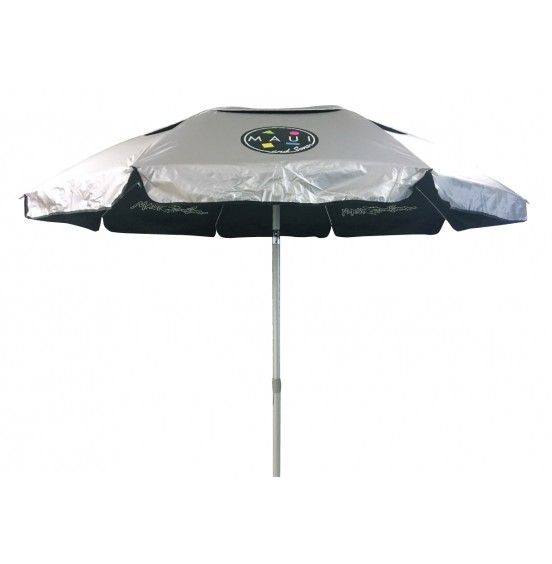 MAUI AND SONS ΣΠΑΣΤΗ ΟΜΠΡΕΛΑ ΘΑΛΑΣΣΗΣ ΑΛΟΥΜΙΝΙΟΥ ΔΙΑΜΕΤΡΟΥ 1.9m ΜΕ UV ΠΡΟΣΤΑΣΙΑ ΚΑΙ ΑΕΡΑΓΩΓΟ 1910 ΜΑΥΡΟ