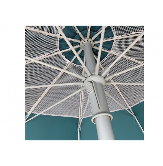 MAUI AND SONS ΣΠΑΣΤΗ ΟΜΠΡΕΛΑ ΘΑΛΑΣΣΗΣ ΑΛΟΥΜΙΝΙΟΥ ΔΙΑΜΕΤΡΟΥ 1.9m ΜΕ UV ΠΡΟΣΤΑΣΙΑ ΚΑΙ ΑΕΡΑΓΩΓΟ 1931 LYONS BLUE