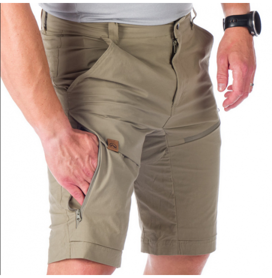 NORTHFINDER LUCAS BE-3355AD-263 Men's lightweight stretch Adventure shorts GREENGREY