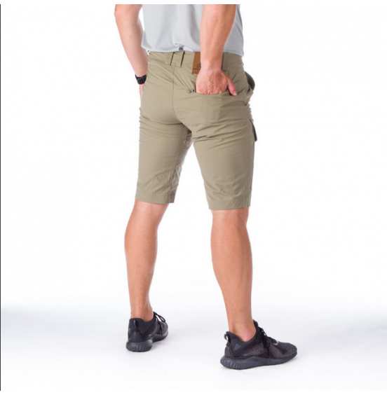 NORTHFINDER LUCAS BE-3355AD-263 Men's lightweight stretch Adventure shorts GREENGREY