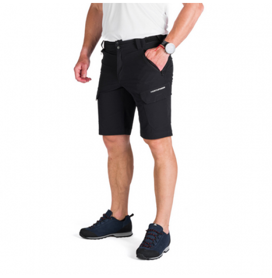 NORTHFINDER BE-3477-OR-269 RUSTY MENS TREKKING CARGO STRETCH SHORT BLACK