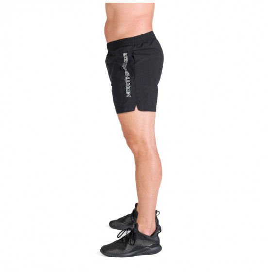 NORTHFINDER BE-3486SP-269 NATHANIAL Men's beach shorts BLACK