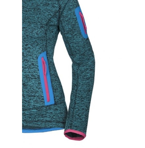 NORTHFINDER WOMENS SWEATER MI-4308OR 355-GREEN