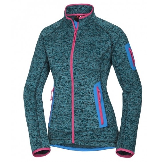 NORTHFINDER WOMENS SWEATER MI-4308OR 355-GREEN