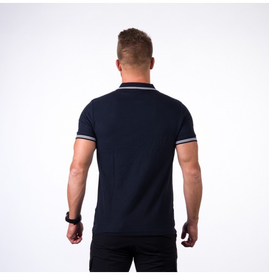 NORTHFINDER FREDDIE TR-3552SP-298 MENS POLO DARK BLUE