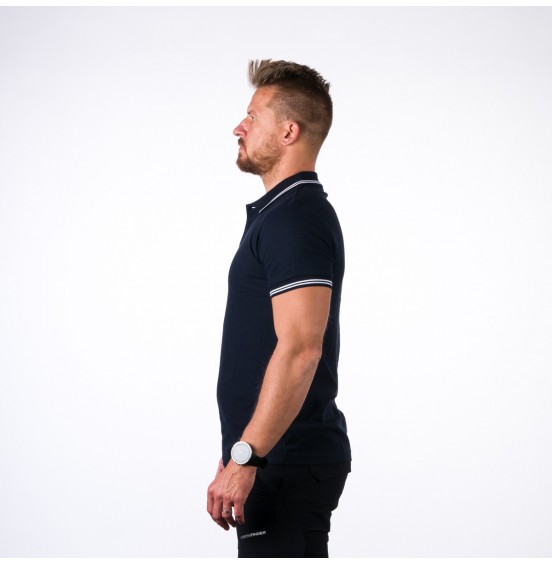 NORTHFINDER FREDDIE TR-3552SP-298 MENS POLO DARK BLUE