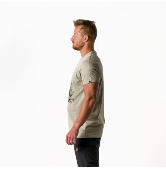 NORTHFINDER BART TR-3811AD-263 Men's Organic Cotton T-Shirt GREENGREY