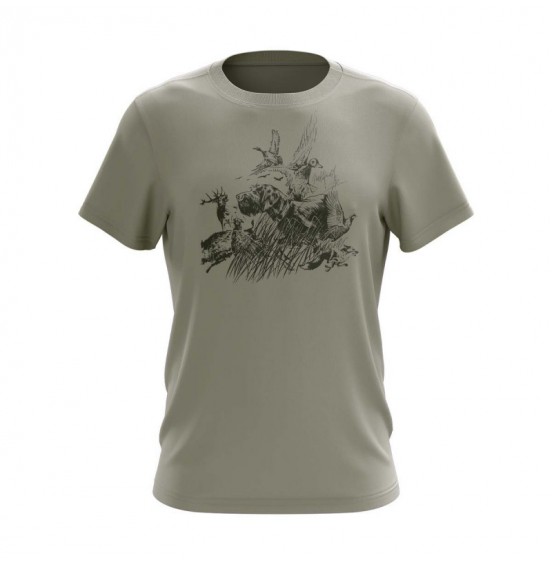 NORTHFINDER BART TR-3811AD-373 Men's Organic Cotton T-Shirt TARMAC