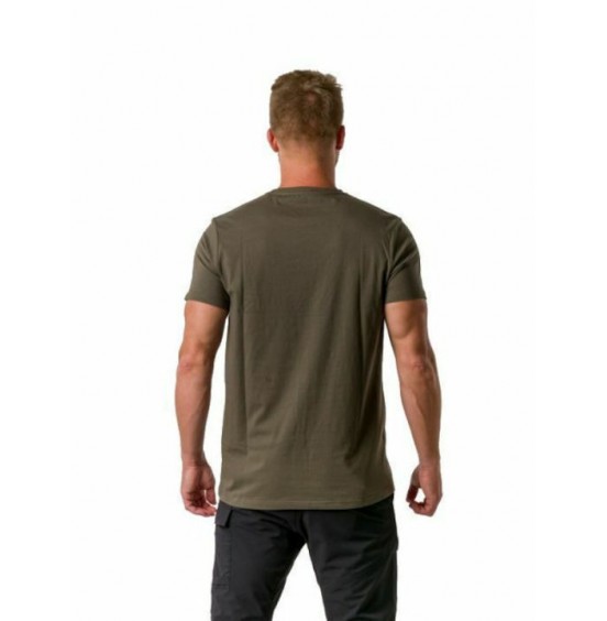 NORTHFINDER BART TR-3811AD-460 Men's Organic Cotton T-Shirt BLACK OLIVE